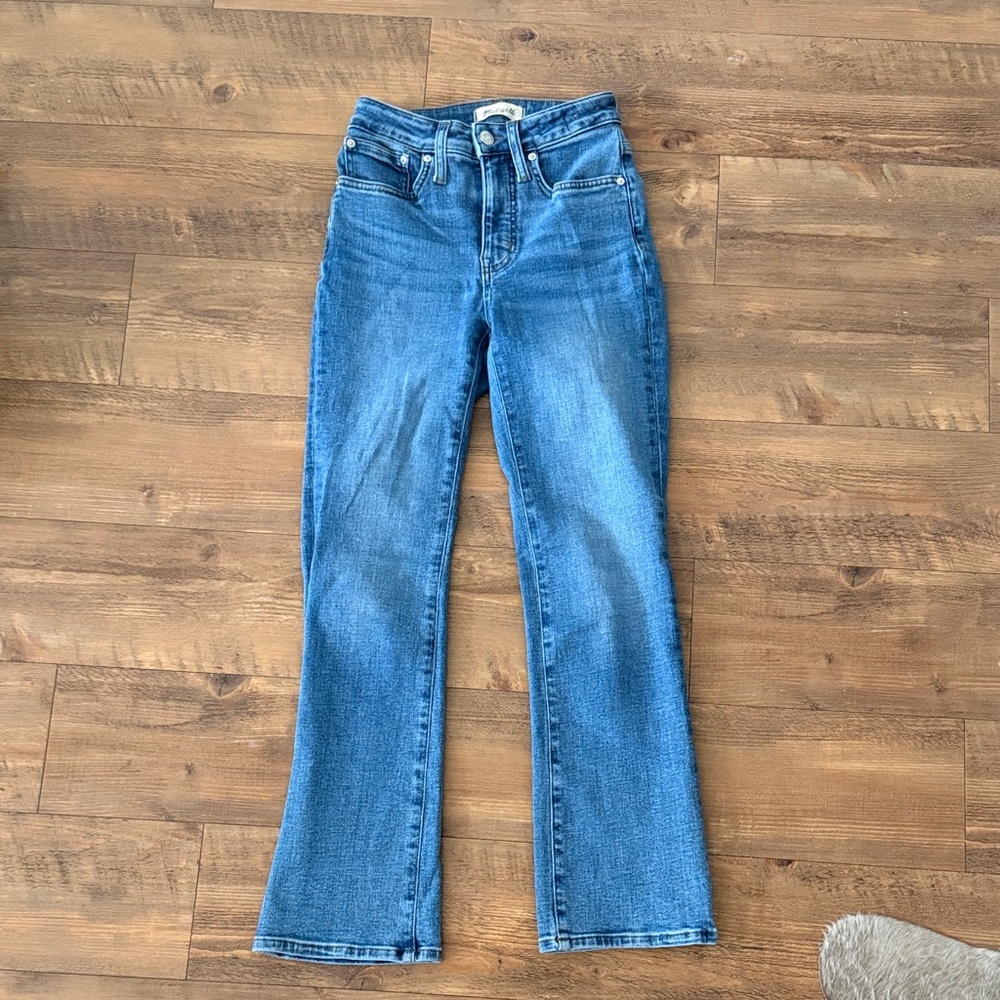 Madewell Kick out crop